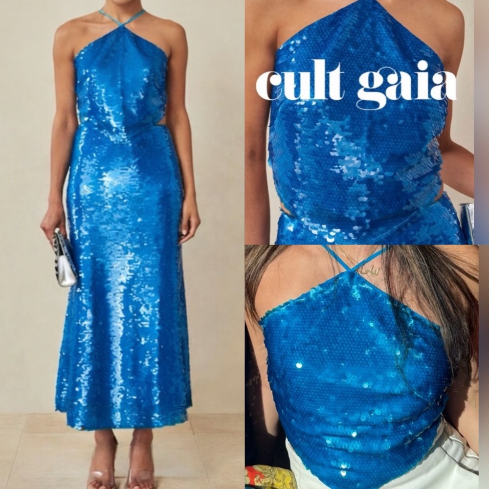 Matching Set! Cult Gaia Olivine Top & Laith Skirt in Nile